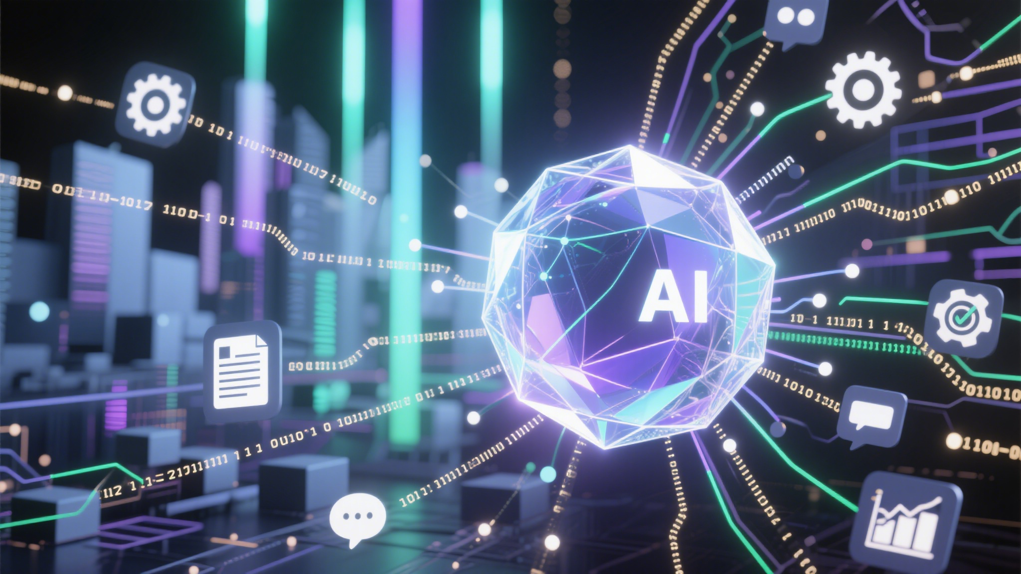 AI智能体概念图